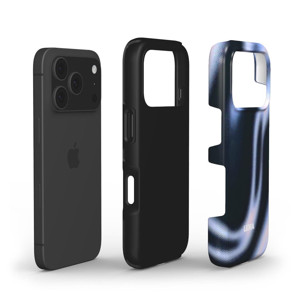 Midnight Wave – Without MagSafe Phone Case