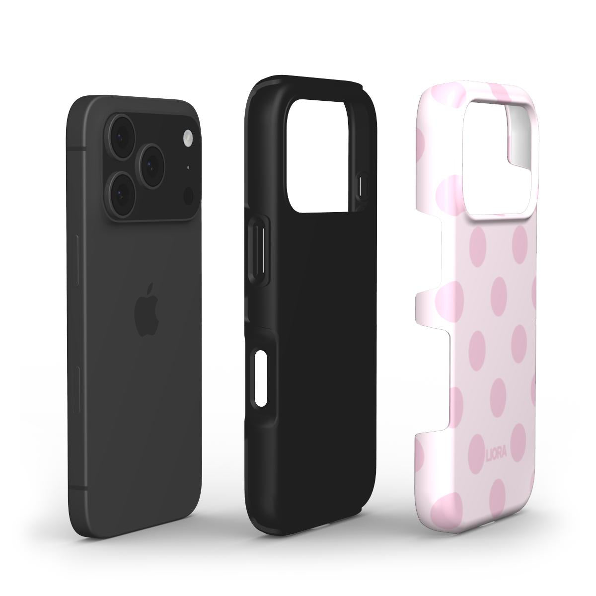 Blush Dots – Without MagSafe Phone Case