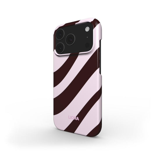 Mocha Stripes – Snap Phone Case
