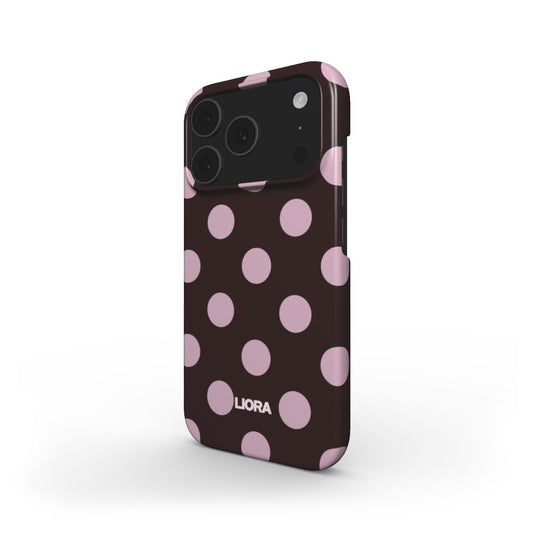 Mocha Dots – Snap Phone Case