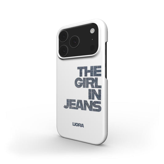 The Girl In Jeans - Snap Phone Case