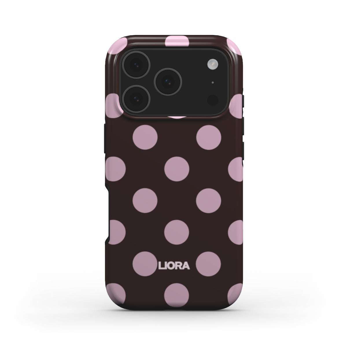 Mocha Dots – Without MagSafe Phone Case