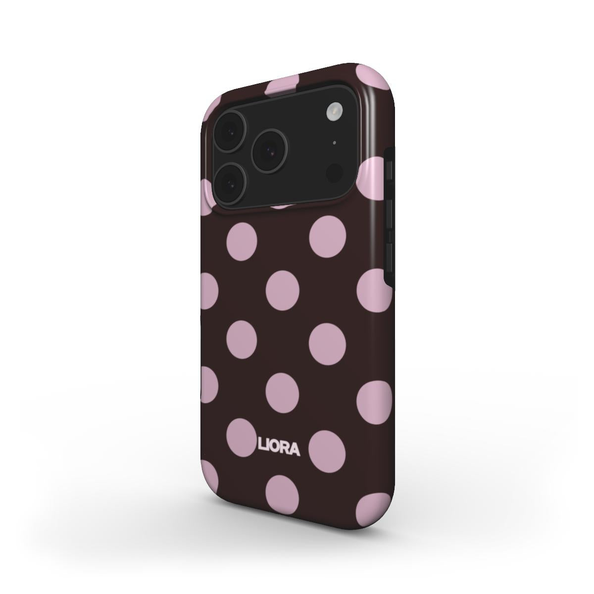 Mocha Dots – MagSafe Tough Phone Case