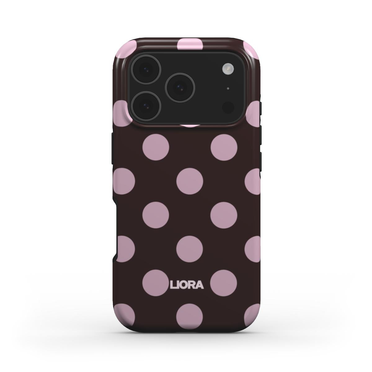 Mocha Dots – MagSafe Tough Phone Case