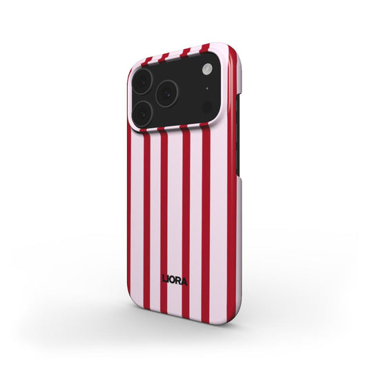 Strawberry Stripes - Snap Phone Case