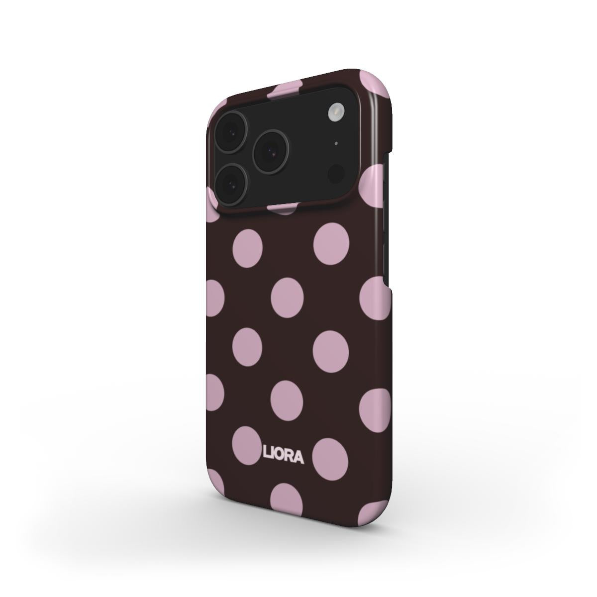 Mocha Dots – Snap Phone Case