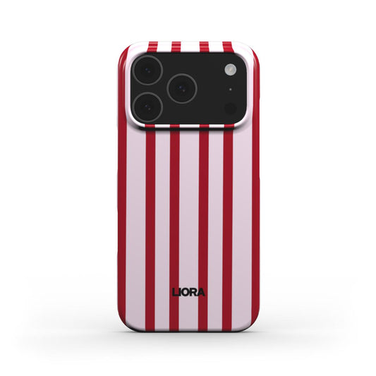 Strawberry Stripes - Snap Phone Case