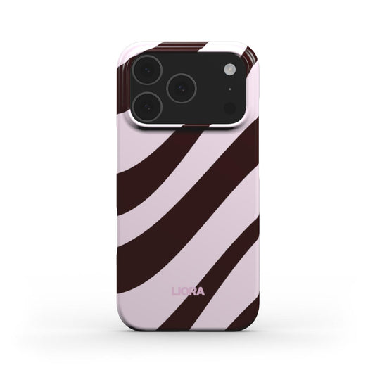 Mocha Stripes – Snap Phone Case