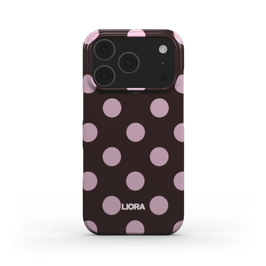 Mocha Dots – Snap Phone Case