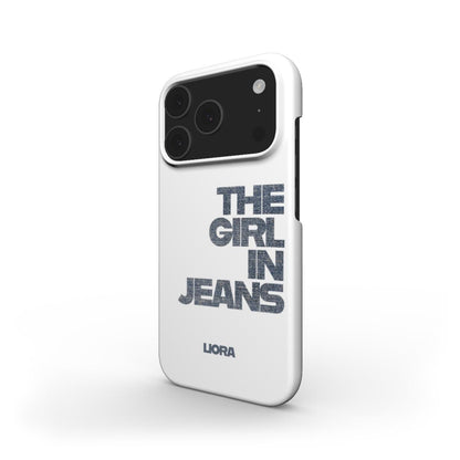 The Girl In Jeans - Snap Phone Case