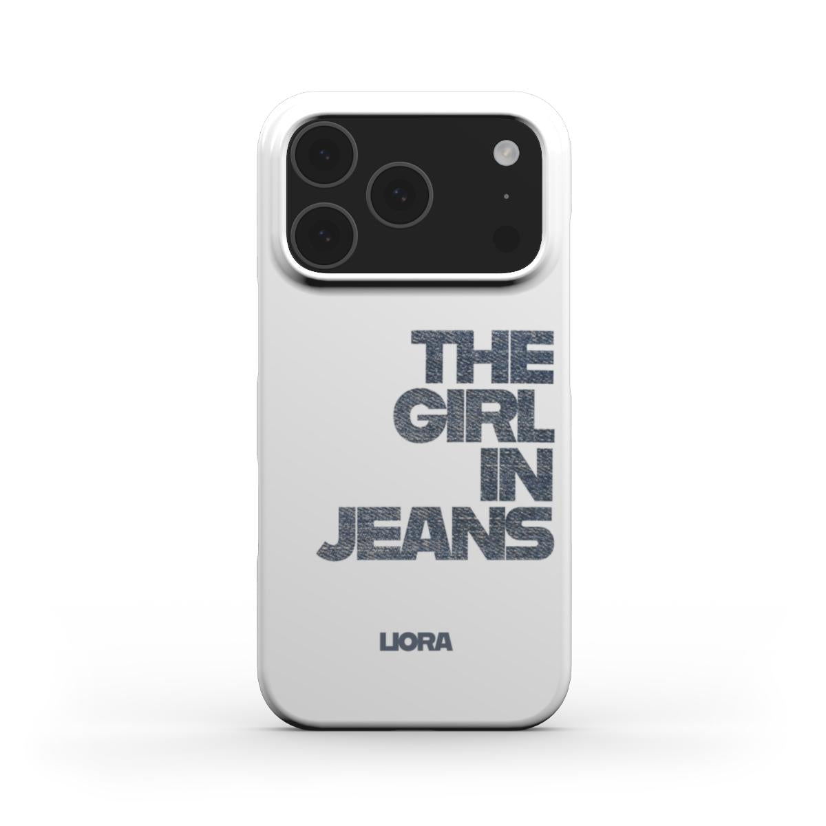 The Girl In Jeans - Snap Phone Case