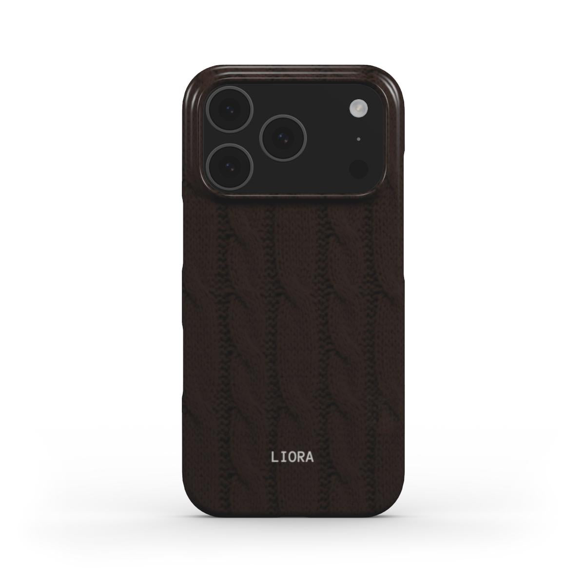 Deep Brown - Snap Phone Case