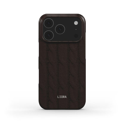 Deep Brown - Snap Phone Case