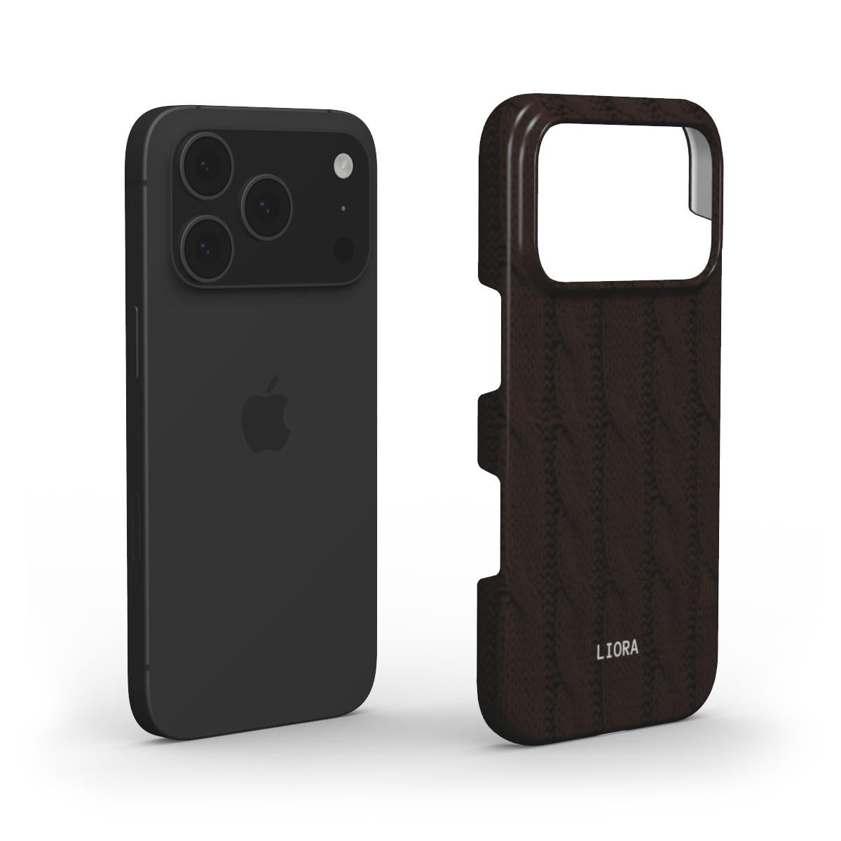 Deep Brown - Snap Phone Case